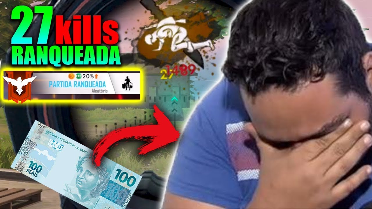 DEI 100 REAIS PRA UM MEMBRO DA GGPRO E ELE CHOROU!! FREE FIRE TROLLAGEM clash royale update