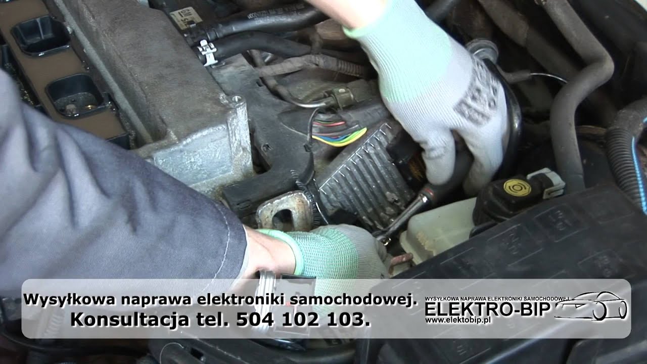 Naprawa - Jak Wymontować Sterownik Silnika Opel Z16Xe Z14Xe Delco Hsfi Astra Meriva Vectra Zafira - Youtube