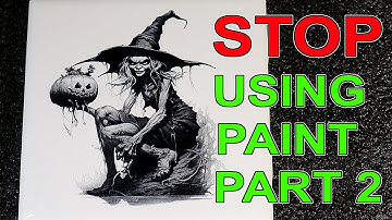 Tio2 brushed instead of sprayed.