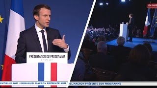 REPLAY INTÉGRAL : Emmanuel Macron présente son programme (02/03/2017)