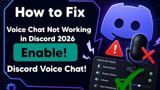 Discord Mic &amp; Voice Chat Fix Guide 2026