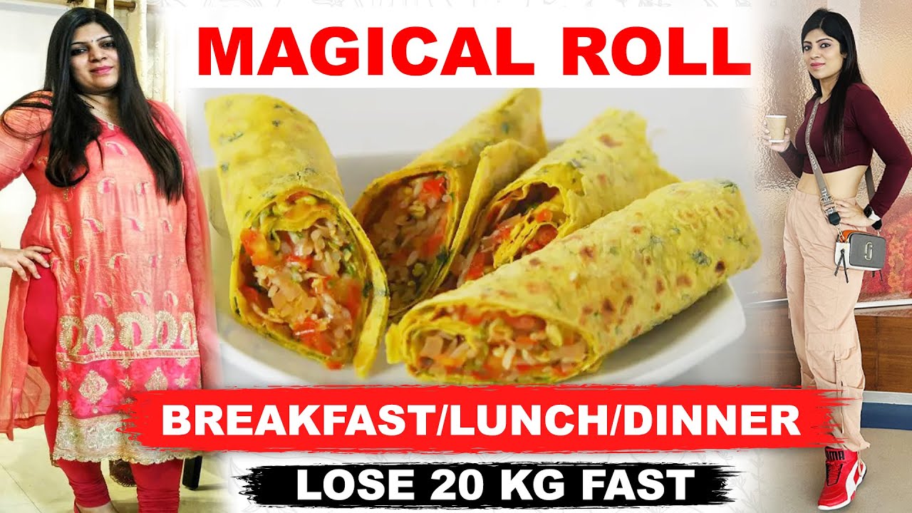 Weight Loss Roll | Breakfast/Lunch/Dinner | Diabetic-PCOS-Thyroid Diet|GlutenFree | DrShikha Singh