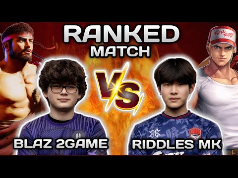 SF6 ▰ Blaz  ( Akuma, Ryu )  VS Riddles MK (Terry )  ▰ HLG.