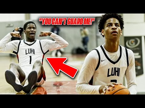 Kiyan Anthony & 5-Star VJ Edgecombe GO CRAZY vs Eeagle Academy!!