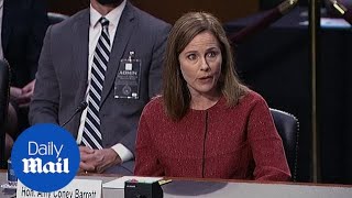 Amy Coney Barrett questioned on repealing Affordable Care Act