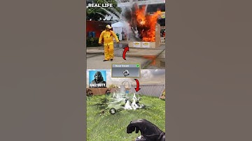 COD Mobile Douser Grenade in Real Life vs Game💀