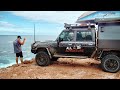 INSANE cliff abseiling using a 4WD winch! (Dirk Hartog Island, Western Australia)