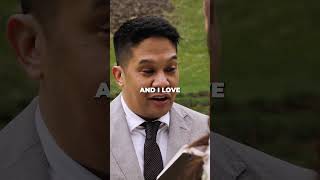 Exchanging vows is very personal moment where two people declare their love and commitment.