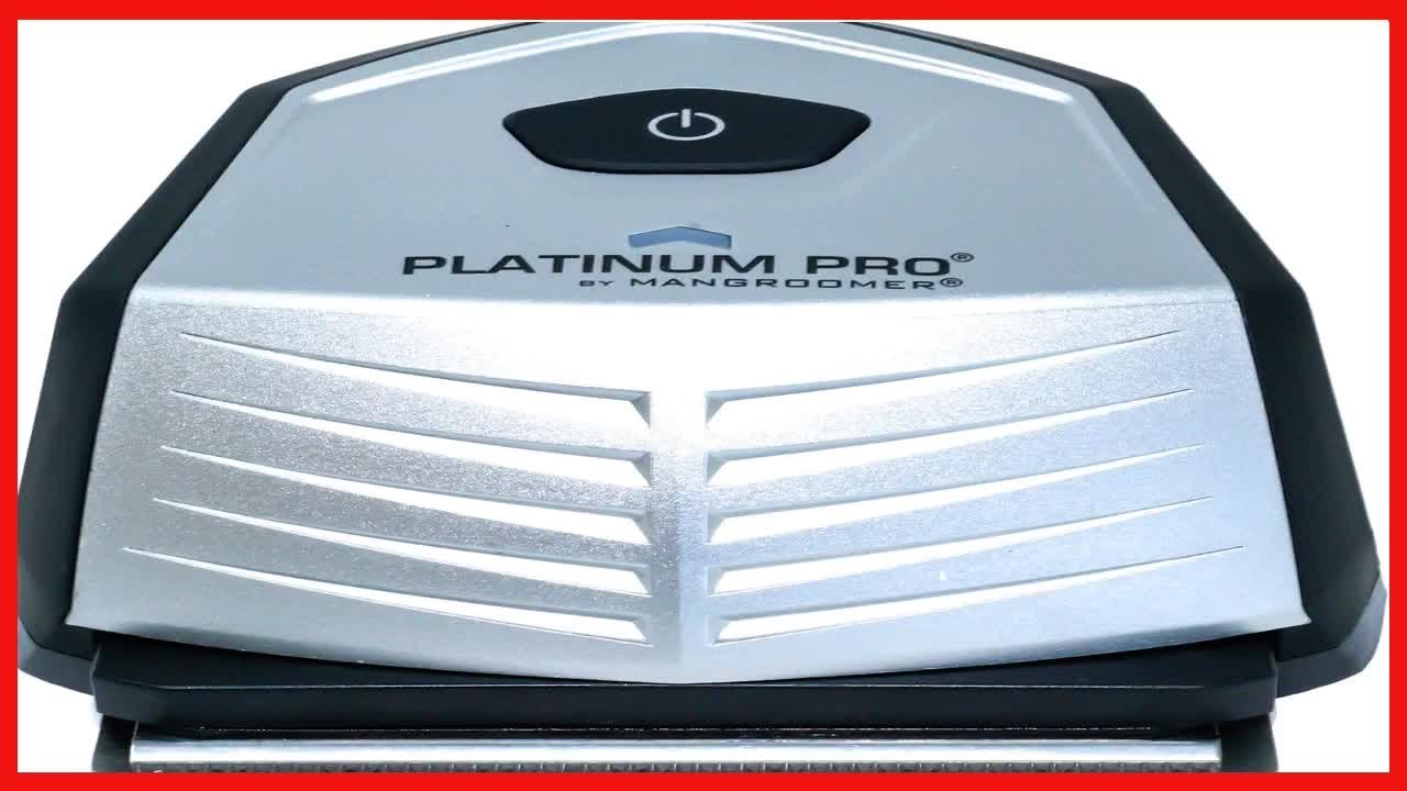Great product -  Platinum Pro by MANGROOMER New Self-Haircut Kit and Advanced Hair Clippers with Lit