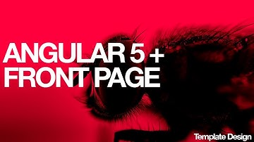 Simple Angular 5+ Landing Page Template