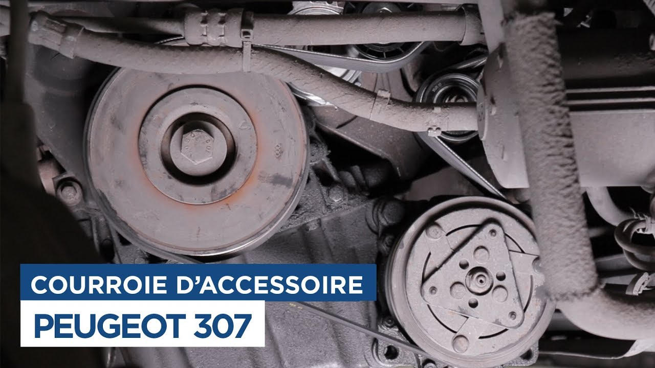 Changer courroie d'accessoire - Peugeot 307 - Tutoriels Oscaro.com