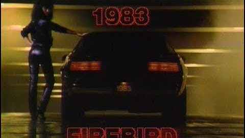 1983 Pontiac Firebird Manufacturer Laserdisc Promotional Video
