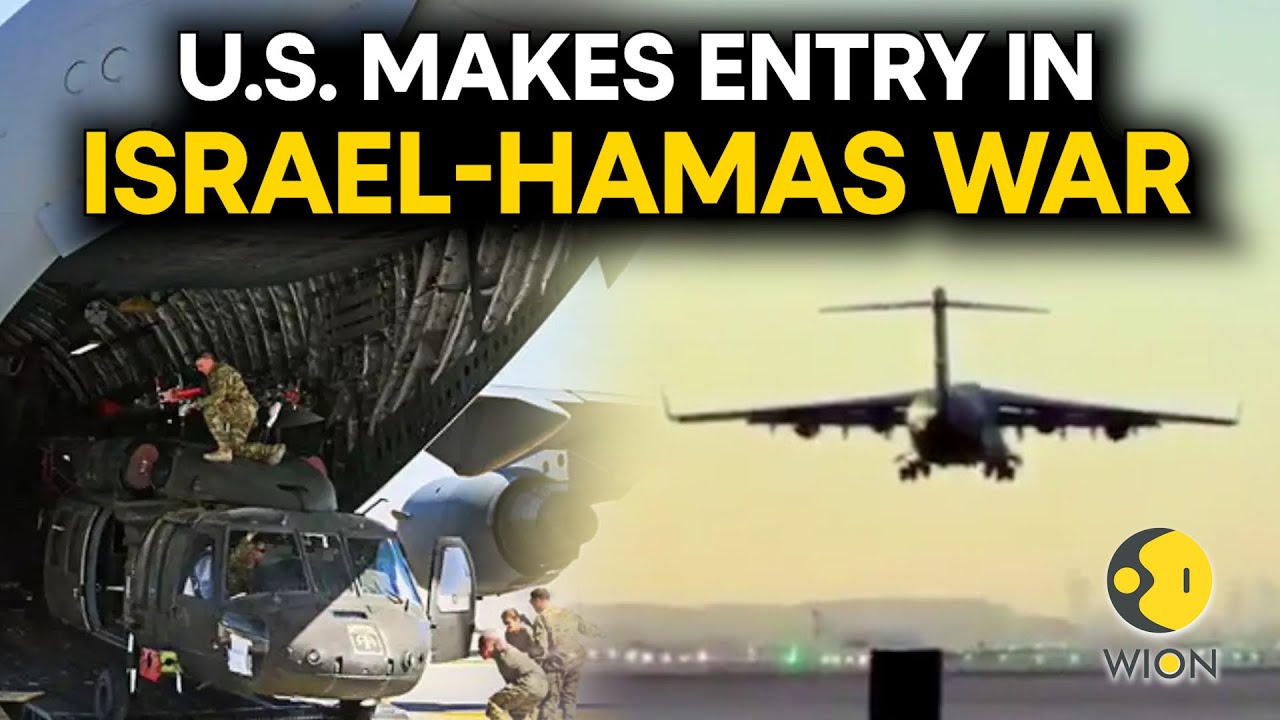 Israel-Palestine War: First US Aircraft carrying advanced weapons lands in Israel | WION Originals
