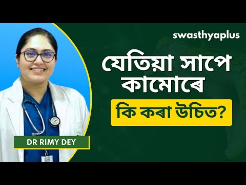 সাপে কামোৰে: লক্ষণ আৰু উপচাৰ | Snake Bites: Symptoms and Treatment, in Assamese | Dr Rimy Dey