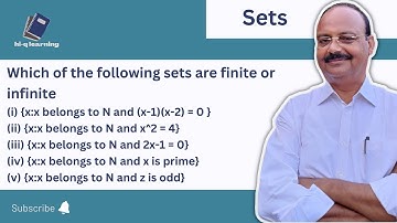 Which of the following sets are finite or infinite | {x:x belongs to N and (x-1)(x-2) = 0 } | Sets