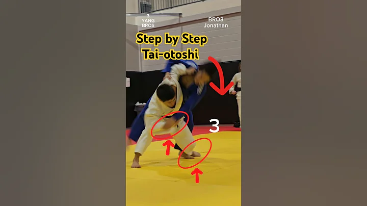 🚀 Body Drop (Tai Otoshi) set up and throw combination Drill by Jonathan Yang #judo #jiujitsu