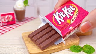 Satisfying Miniature Kitkat Recipe | Easy Making Miniature Sweet Kitkat | Tiny Cakes