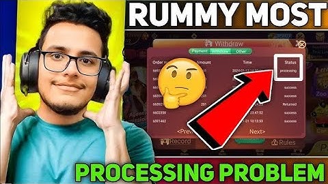 Rummy Most withdraw problem solve 2025 | withdraw processing problem