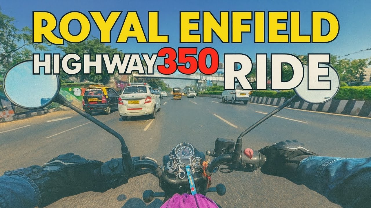Royal Enfield Bullet 350 Highway Ride | Pure Thump, Exhaust Sound & Long Ride Experience