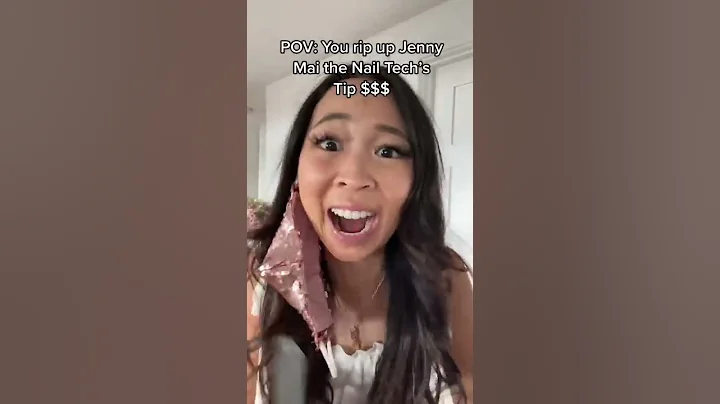POV: You rip up Jenny Mai the Nail Tech’s Tip $$$ 💅🏼 #shorts