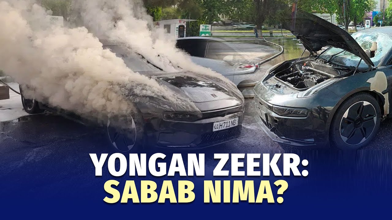 Toshkentda zaryadga qo‘yilgan elektromobil nega yonib ketgandi?
