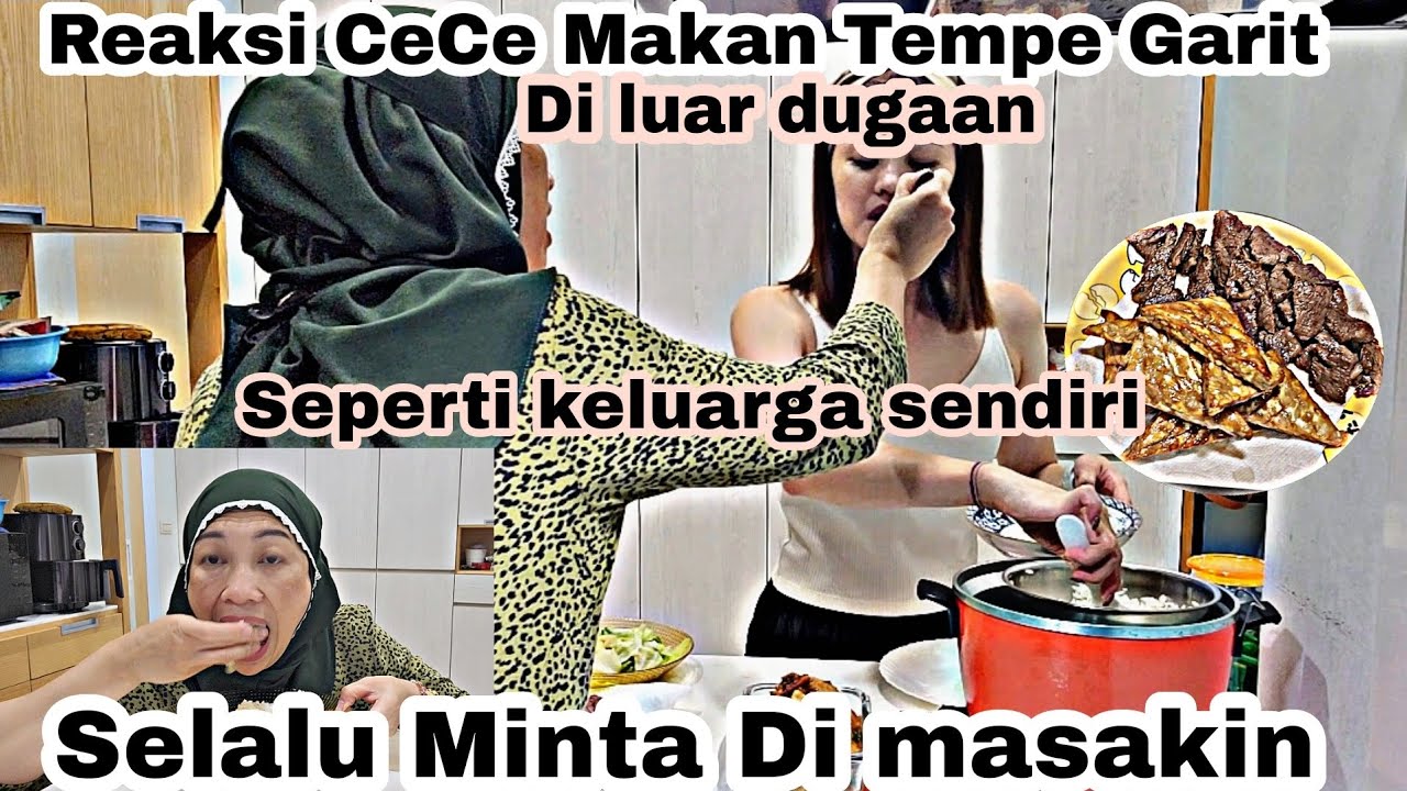 Reaksi Cece Makan Tempe Garit‼️Ternyata Di luar Dugaan‼️Aku gak Kebagian