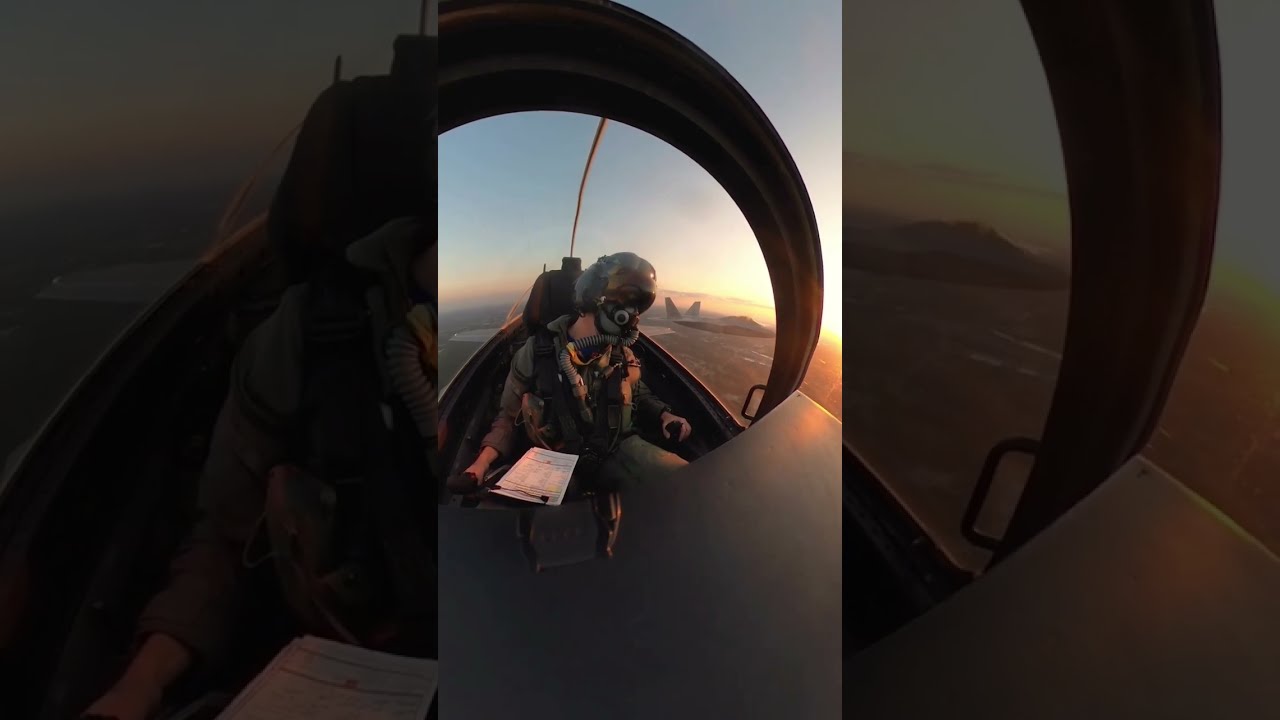 Goodbye In Style F 35 COCKPIT View