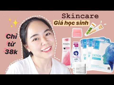 SKINCARE GIÁ HỌC SINH Từ 38k || CHĂM SÓC DA CƠ BẢN TUỔI DẬY THÌ || Thiều Huyên