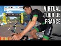 I took part in the FIRST 'Virtual Tour De France'...
