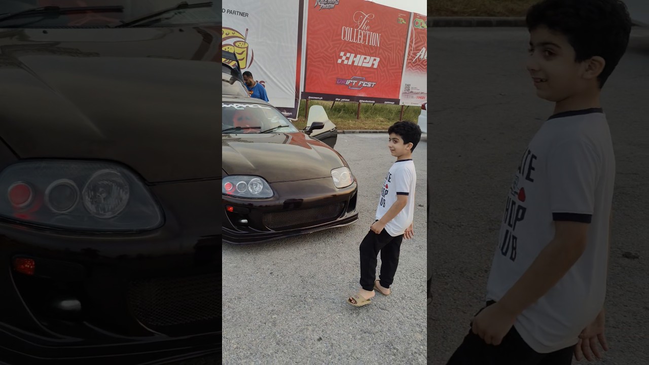 Love for Supra In his Eyes 😍😇 @AliMusaTheKid #eatsleepdrift #jdm #turbo #supra #toyotasupra