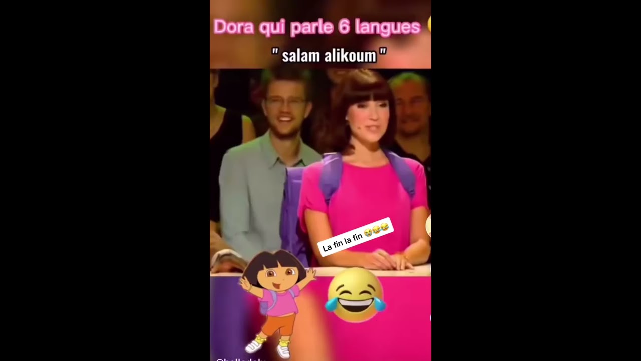 Dora qui parle 6 langues   shorts  youtubeshorts  tiktok  dora