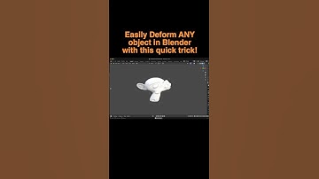 Blender: Simple Deform #blender3d #blendertutorial