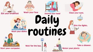 Lesson 8 : Daily Routines | Daily Use English Vocabulary | Learn English