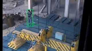 Tracking people in restricted area. Video detection, deep learning.