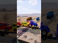 Monster Flatbed Crash Test 😈 BeamNG Shorts