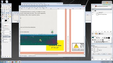 Design a CreateSpace book cover with GIMP