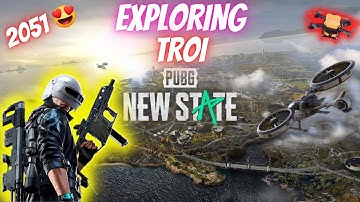 Ghumenge Aur Bot Marenge 😂 | EXPLORING TROI Map 😍  | PUBG New State