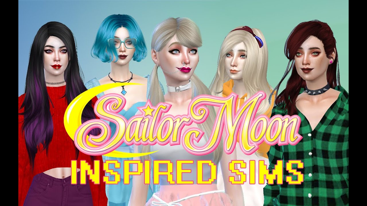 THE SIMS 4 | Sailor Moon inspired Sims - YouTube