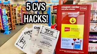 5 CVS HACKS! | What You Really Need to Know About Shopping at CVS | Couponing 101