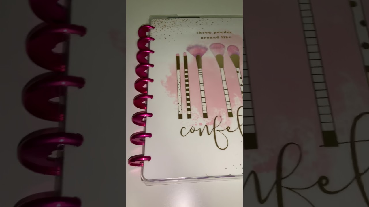 My 2020 glam girl planner set up
