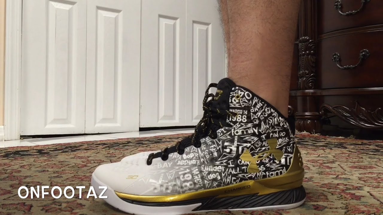 Under Armour Curry 2 Back To Back B2B MVP Pack On Foot - YouTube