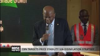 CBN TARGETS PRICE STABILITY VIA DISINFLATION STRATEGY 