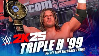 Wwe 2K25 Triple H 1999 W My Time Entrance Theme New Wwe 2K25 Mods