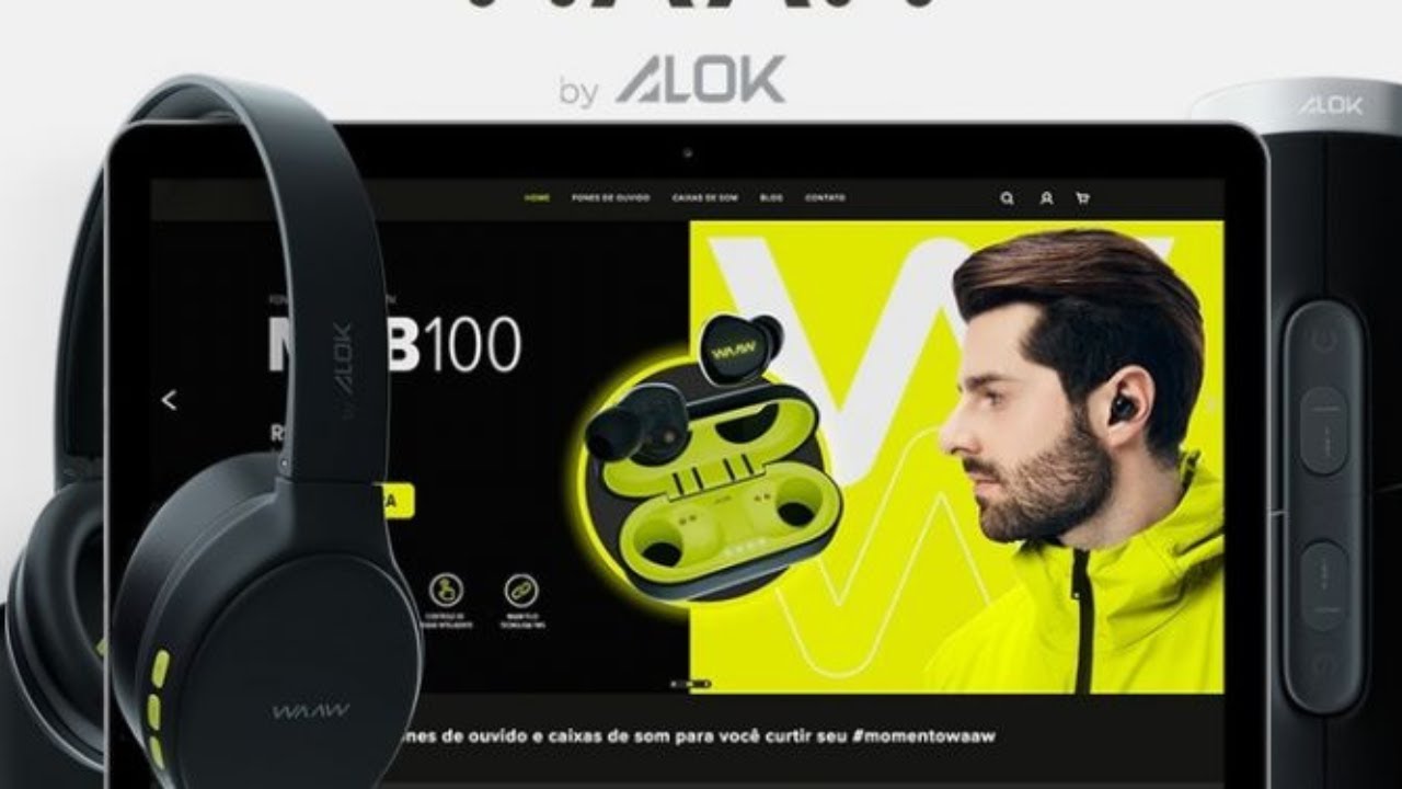VEJA OS PRODUTOS DA WAAW, COM  A ASSINATURA  DO  DJ ALOK 01