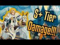 She deals huge damage temesia the s damage tank  afkjourney