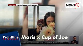 Maris Racal at Cup of Joe vocalist Gian Bernardino, magkasama in one frame | Frontline Tonight