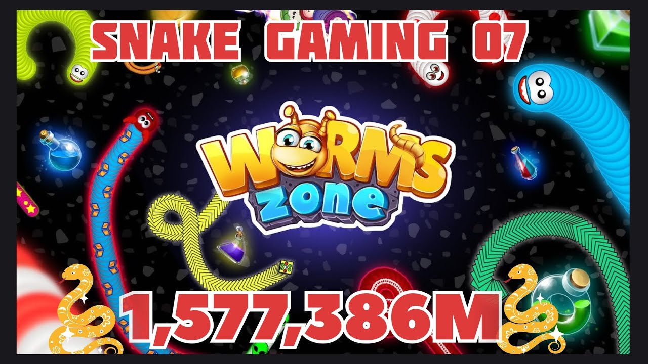 Highest point. 1,577,386M worms zone Indian Snake game play 🐍🐍😯😯Worms Zone.io Hungry IndiaSnake