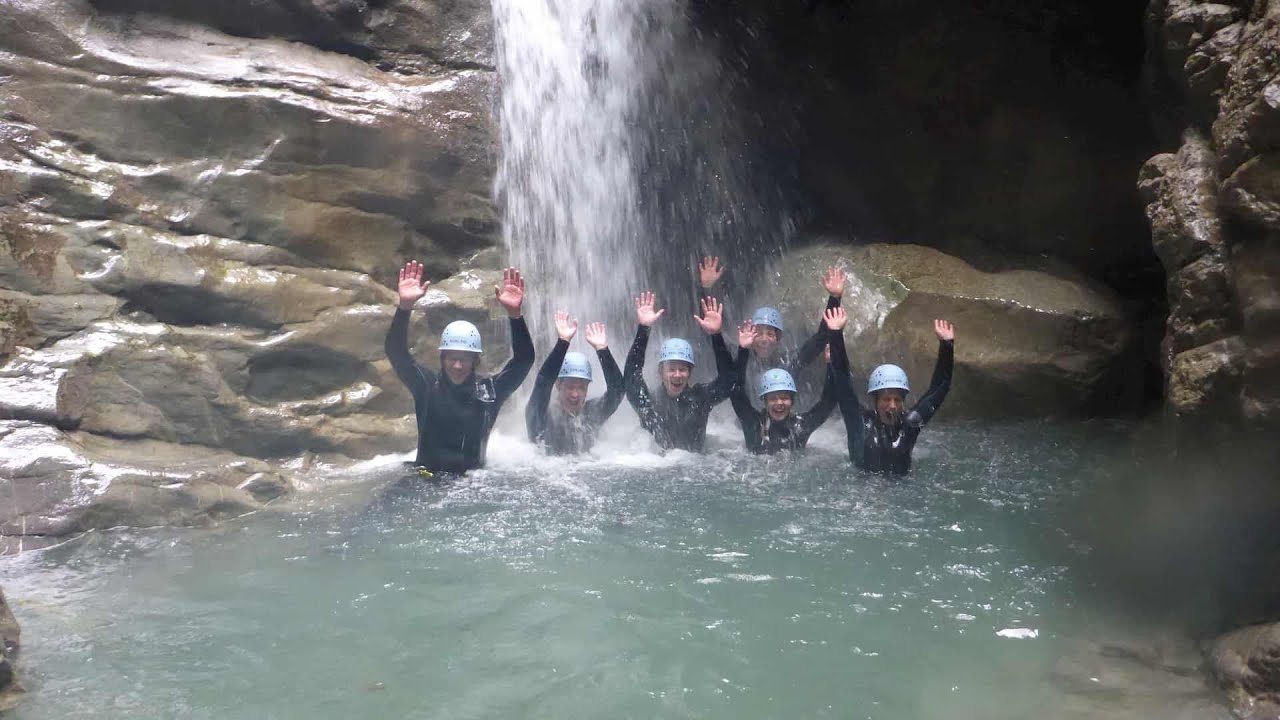 Canyoning Vorarlberg mit BORA Outdoorsports
