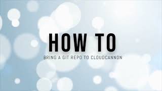 How to connect a Hugo Git repo to CloudCannon CMS (from tweet to blog in minutes)