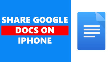 How To Share Google Docs On iPhone